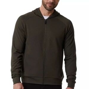 NWT 32 Degrees Men's Green Full-Zip Hoodie